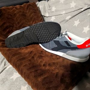 Diadoras Impact Control Knit Mens Running Shoes Size 10 Gray/Orange